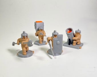 Battleclub - Trooperkind Starting Units | 3d printed wargame/ dexterity game with flick-to-shoot miniatures