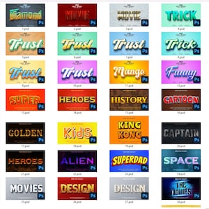 500+ 3D Texteffekte Vorlagen Photoshop bearbeitbare Datei PSD Bild 9
