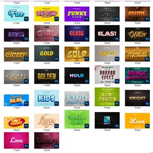 500+ 3D Texteffekte Vorlagen Photoshop bearbeitbare Datei PSD Bild 7