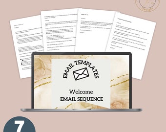 Welcome Email Sequence | Email Scripts | Email Launch | Email Templates | Welcome Email Bundle