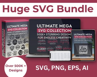 500k + SVG Design Bundle - Entire Store Bundle | SVG |Sublimination | Design Bundle | POD | Inspiration svg |