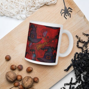 Halloween Mug Wrap PNG,  Wiches Hat- Spooktacular Halloween Mug Decor, Instant Download  Halloween Clipart for Creators & Designers