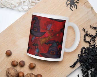 Halloween Mug Wrap PNG,  Wiches Hat- Spooktacular Halloween Mug Decor, Instant Download  Halloween Clipart for Creators & Designers