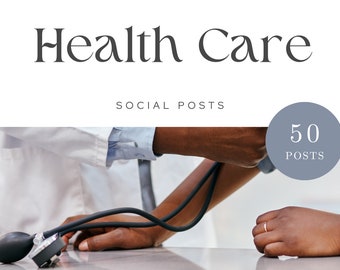 50 Health Care Editable Social Media Posts Medical Instagram Templates Healthcare Doctor Nurse Physician Canva Templates Instant Download