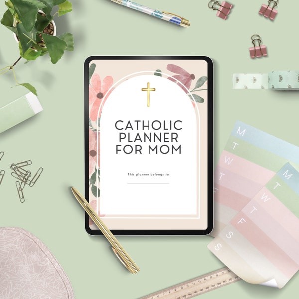 Catholic Mom Planner Etsy