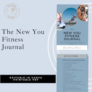 The NEW YOU Fitness Journal, Fitness Planner, Weight Loss Journal, , Fitness Journey, Fitness Tracker, Gym Journal, Weight Loss