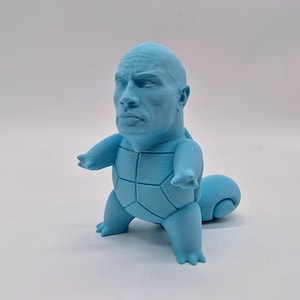 PokéRock The Rock Dwayne Johnson Squirtle