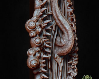 Mimic Booknook by Miniatures Of Madness And Bookshelf Insert Unpainted multiple sizes and colours available