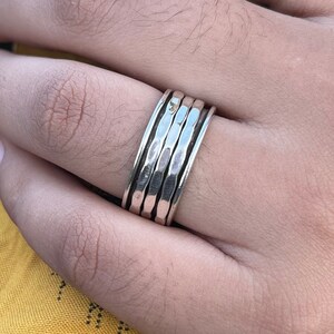 925 Silver Ring, Boho Ring, Handmade Ring, Women Ring, Beautiful Ring, Spinner Ring, Band Ring, Designer Ring, New Year Gift, Gift Her