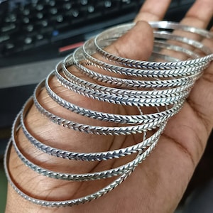Pulseiras de designer de prata esterlina 925, conjunto de 10 pulseiras para mulheres, pulseiras finas empilháveis, pulseiras semicirculares, pulseiras feitas à mão, presente para esposa