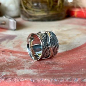 Silber Spinner Ring, Sorgen Ring, Band Ring, Meditation Ring, Angst Ring, Fidget Ring, Frauen Ring,Daumen Ring, 925 Silber Ring, handgemachte Ring