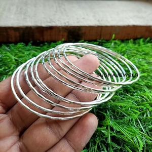 Conjunto de 10 pulseiras, pulseiras finas e brilhantes, pulseiras femininas, pulseiras finas e empilháveis, presente de aniversário, pulseiras de prata 925, presente de casamento