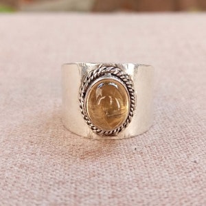 Citrine Ring, Statement Ring, Designer Ring, Beautiful Ring, Women Ring, 925 Silver Ring, Gemstone Ring, Handmade Ring, Genuine Ring