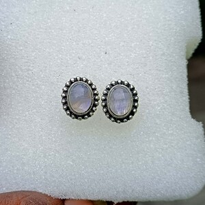 Natural Moonstone Earring, Beautiful Earring, Wedding Earring, Women Earring, 925 Silver Earring, Gemstone Earring, Handmade Earring