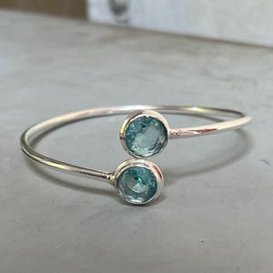 ブルートパーズバングル - Etsy 日本