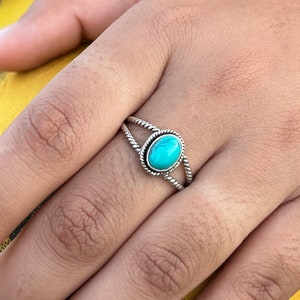 Turquoise Ring, 925 Silver Ring, Women Ring, Handmade Ring, Natural Turquoise, Gemstone Ring, Turquoise Jewelry, Statement Ring, Boho Ring