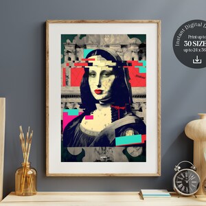 Mona Lisa: Printable Wall Art (Instant Download) Famous Painting Reproduction/Classic Home Decor | Leonardo Da Vinci