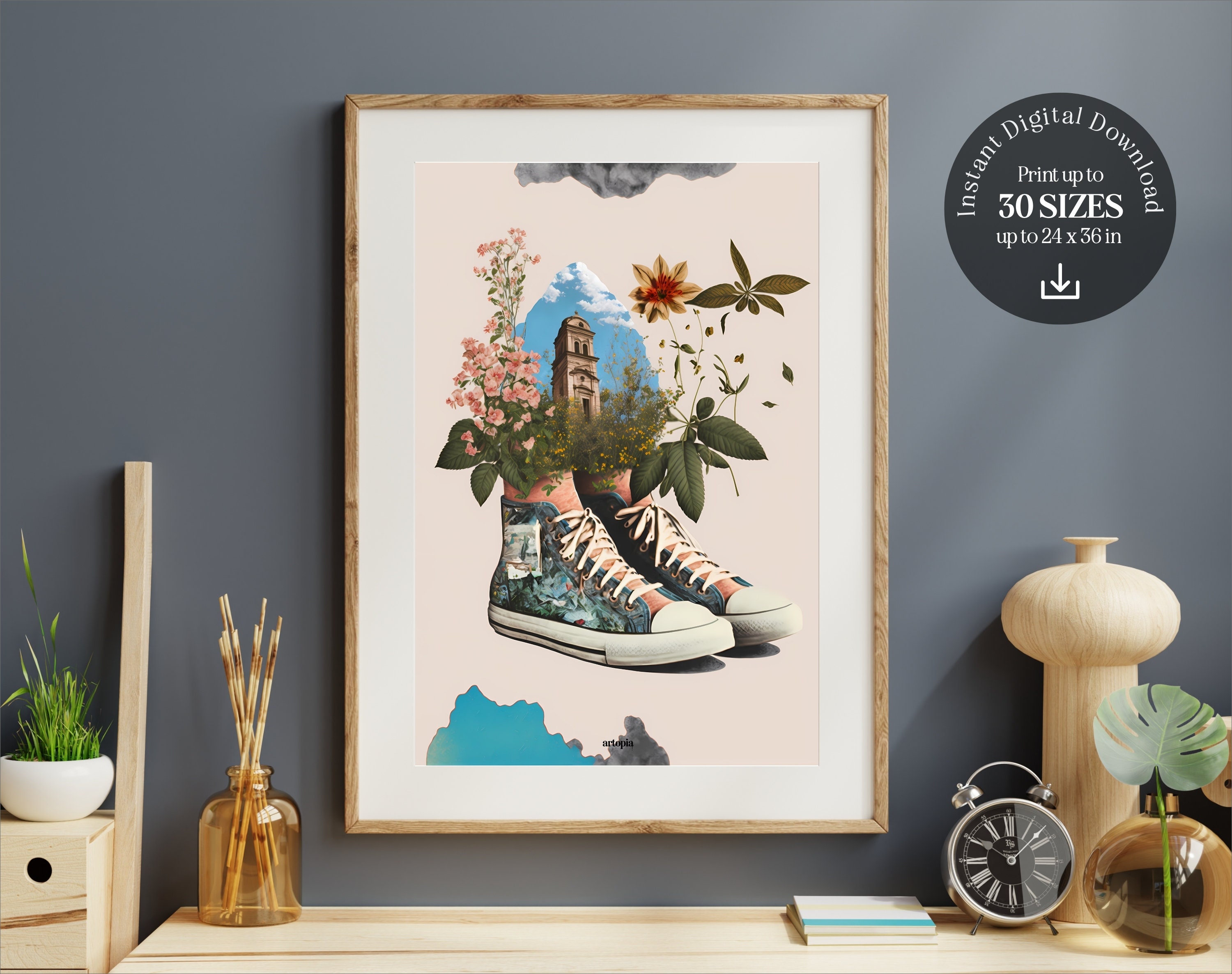 Converse poster - Etsy 日本