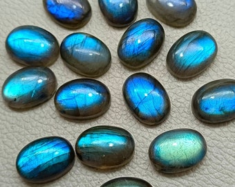 Natural labradorite oval shep cabochon size 4x6 MM.TO 20x30 MM.blue fire labradorite oval cabochon gemstone for jewelry labradorite oval