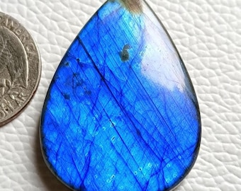 Wow Blue Fire labradoriet cabochon losse edelsteen AAA+ natuurlijke labradoriet cabochon voor handgemaakte sieraden en draadwikkel