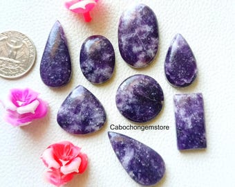 NATURAL ~ Amazing Lepidolite Gemstone Lot, Bulk Lepidolite Crystal, Lepidolite Mix Shape & Size Lepidolite Wholesale Lot, Making All Jewelry