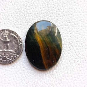 Top Quality Multi Tiger eye Gemstone Natural Multi Tiger Cabochons Multi Tiger Loose gemstone natural multi tiger eye size,33x25x5.mm !!!