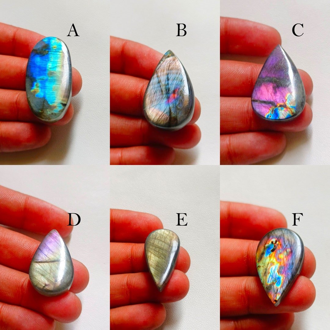 Genuine~~multi Purple Fire Labradorite Cabochon, Labradorite Lot ...