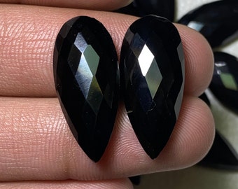 STONE  ビーニー ブラック black Faceted Black Onyx Earrings – Forever Today by Jilco