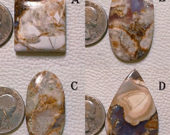 MALIGANO JASPIR Cabochon Lös Ädelsten, AAA+ Högpolerad Naturlig Maligano Jaspis för Smyckestillverkning och Trådlindning.