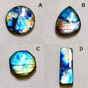 BEAUTIFUL~~Wholesale Lot AAA+ Blue and Green Both Fire Labradorite Cabochon Loose Gemstone For Jewelry Making Gemstone Mix Shape