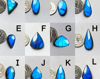Labradorite di grado AAA+, lotto all'ingrosso / Labradorite blu / lotto di labradorite / lotto misto / Labradorite appariscente / gioielli in labradorite.