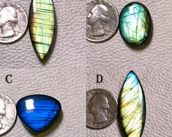 100% Natural Mix Multi Fire Labradorite Cabochon Mix Size Shape Loose Gemstone At Wholesale & Low Price For Making All Jewelry..