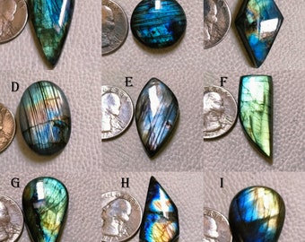 Multi Mix Labradorite Cabochon Loose Gemstone, 100%Natural Dark Color Labradorite Mix Shape Gemstone, Use For Jewelry Making,Use For Gift