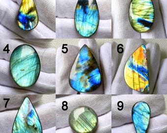 Labradorite multicolore autentica, pietra di labradorite, pietra preziosa di labradorite, labradorite blu, labradorite AAA+.