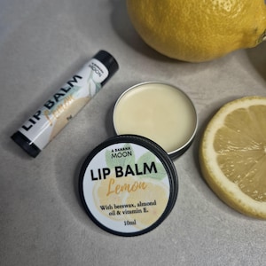 Bienenwachs Lippenbalsam, Sheabutter, Kakaobutter Lippenbalsam, Natürlicher Lippenbalsam, Aromatisierter Lippenbalsam, Bio Lippenbalsam, Trockene Lippen, rissige Lippen