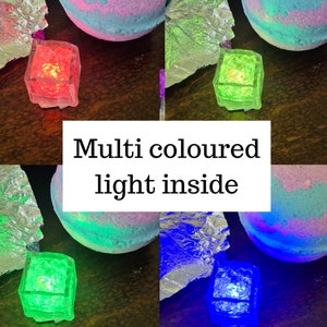 Flashing Light Bath Bomb Sensory Toys Vegan Bath Bomb Perfect Gift for Kids image 2