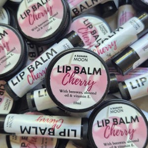 Beeswax Lip Balm, Shea Butter, Cocoa Butter Lip Balm, Natural Lip Balm, Flavoured Lip Balm, Organic Chapstick, Dry Lips, Chapped Lips image 2