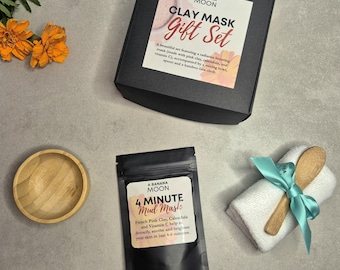 Clay Mask Spa Gift Set – Pink Clay, Calendula & Vitamin C