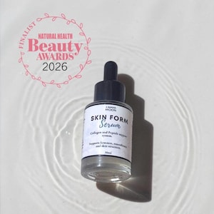 Skin Form Serum - Auf Wasserbasis - Niacinamid - Panthenol - Hyaluronsäure - Collagen - Vegan - Anti-Peptid-Lösung - Naturkosmetik - Biologisch