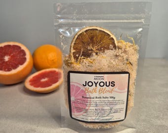 Bath Salt Gift, Self Care Gift, Wellbeing, Botanical Bath Salts, Epsom Bath Salt Gift, Calming Bath, Aromatherapy Bath, Luxury Bath Gift Box
