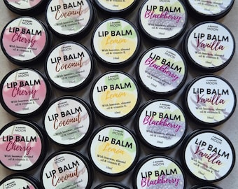 Bálsamo labial de cera de abejas, manteca de karité, bálsamo labial de manteca de cacao, bálsamo labial natural, bálsamo labial con sabor, bálsamo labial orgánico, labios secos, labios agrietados