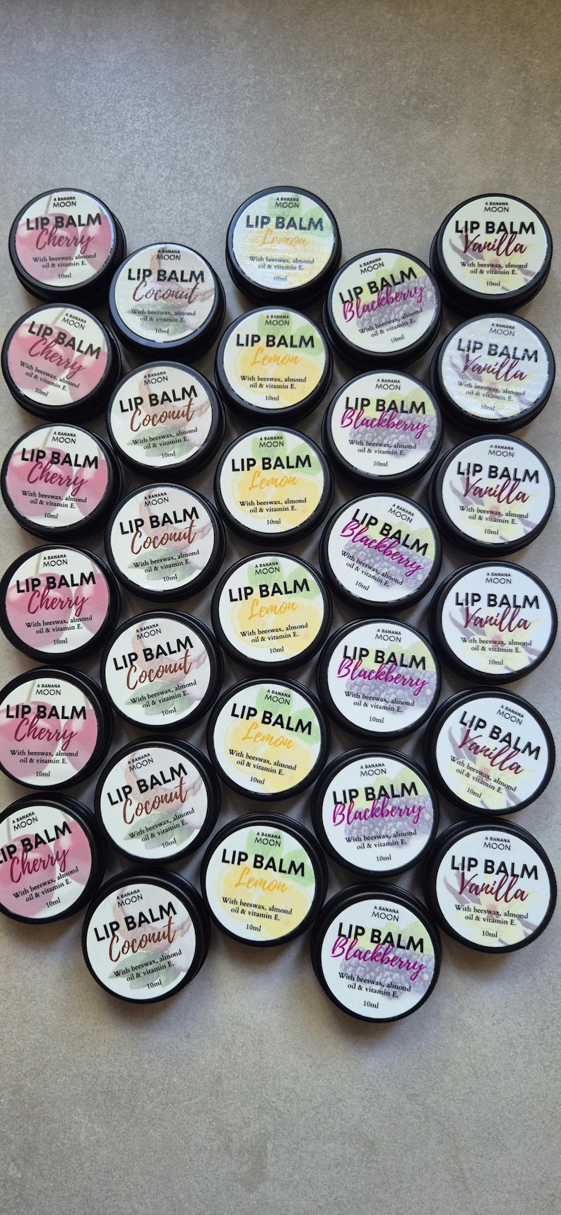 Beeswax Lip Balm, Shea Butter, Cocoa Butter Lip Balm, Natural Lip Balm, Flavoured Lip Balm, Organic Chapstick, Dry Lips, Chapped Lips image 1