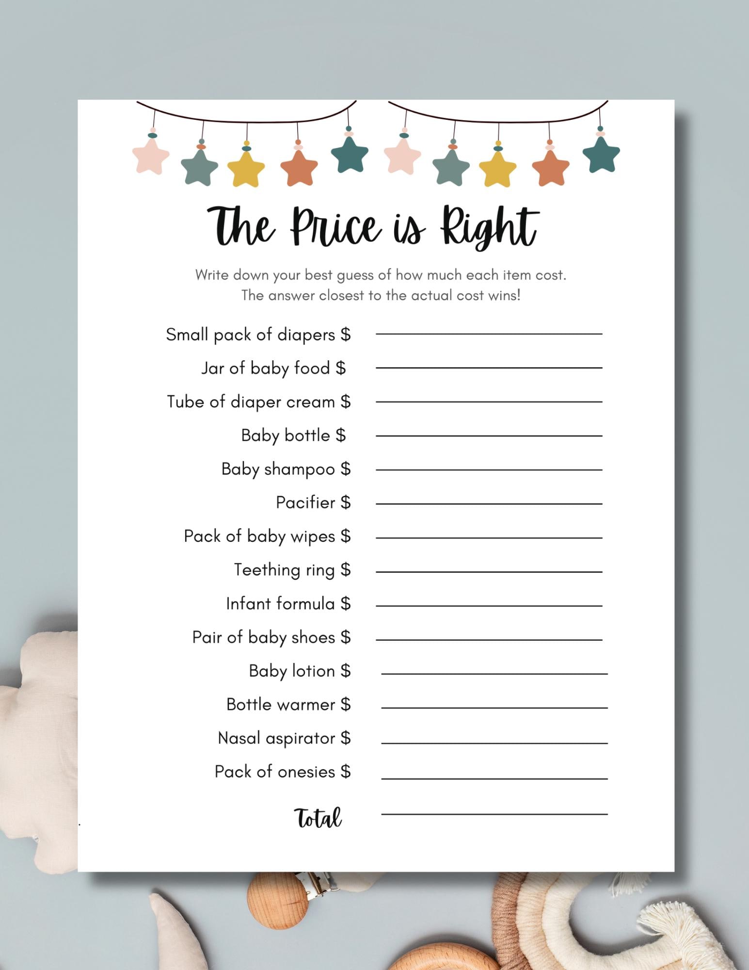 Baby Shower Game Bundle - Fun Printable Baby Shower Games Pack
