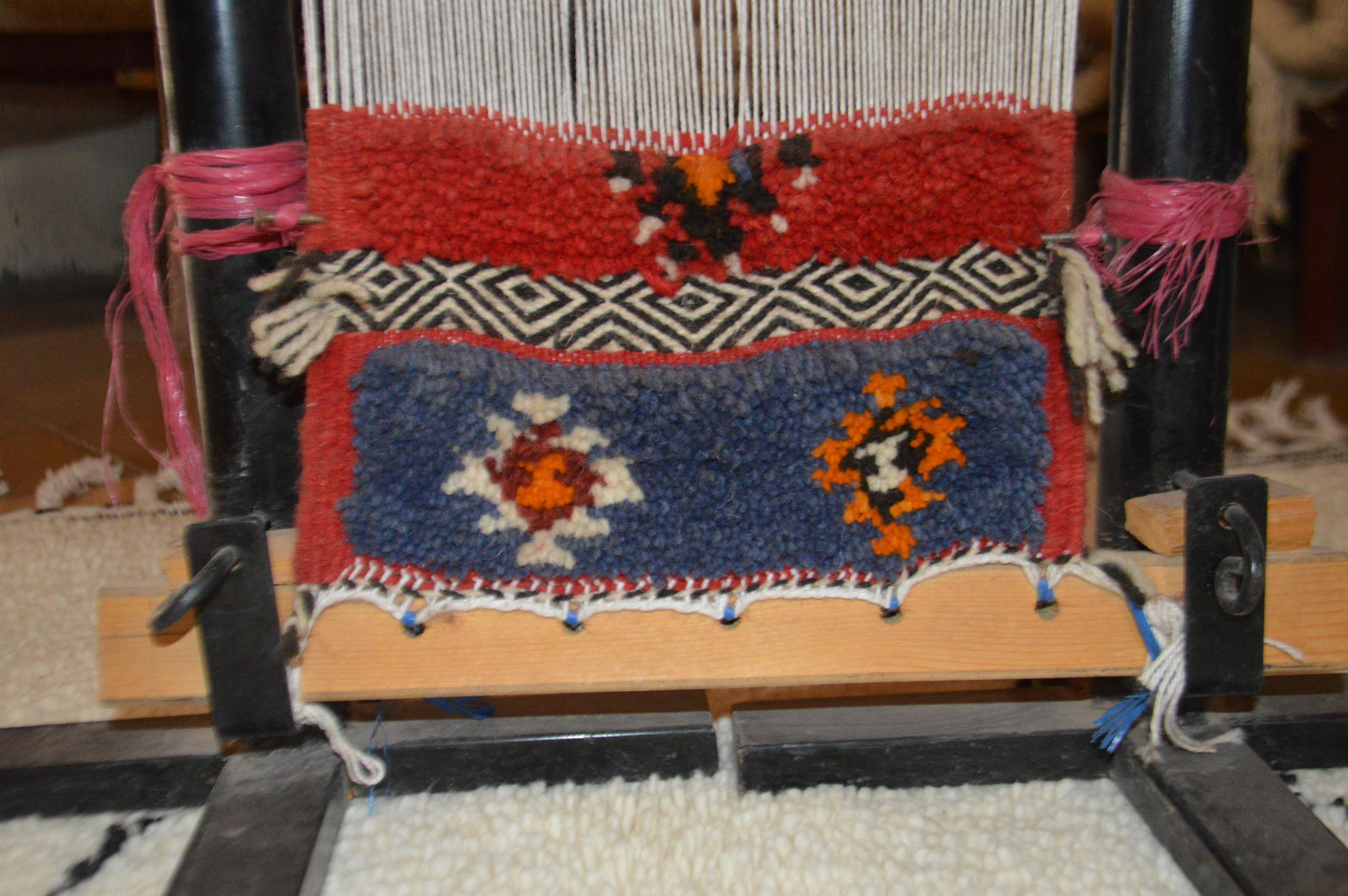 Hand Crafted Miniature Rugs Moroccan Rug-inspired Miniature Model Handcrafted Cultural Decor ...