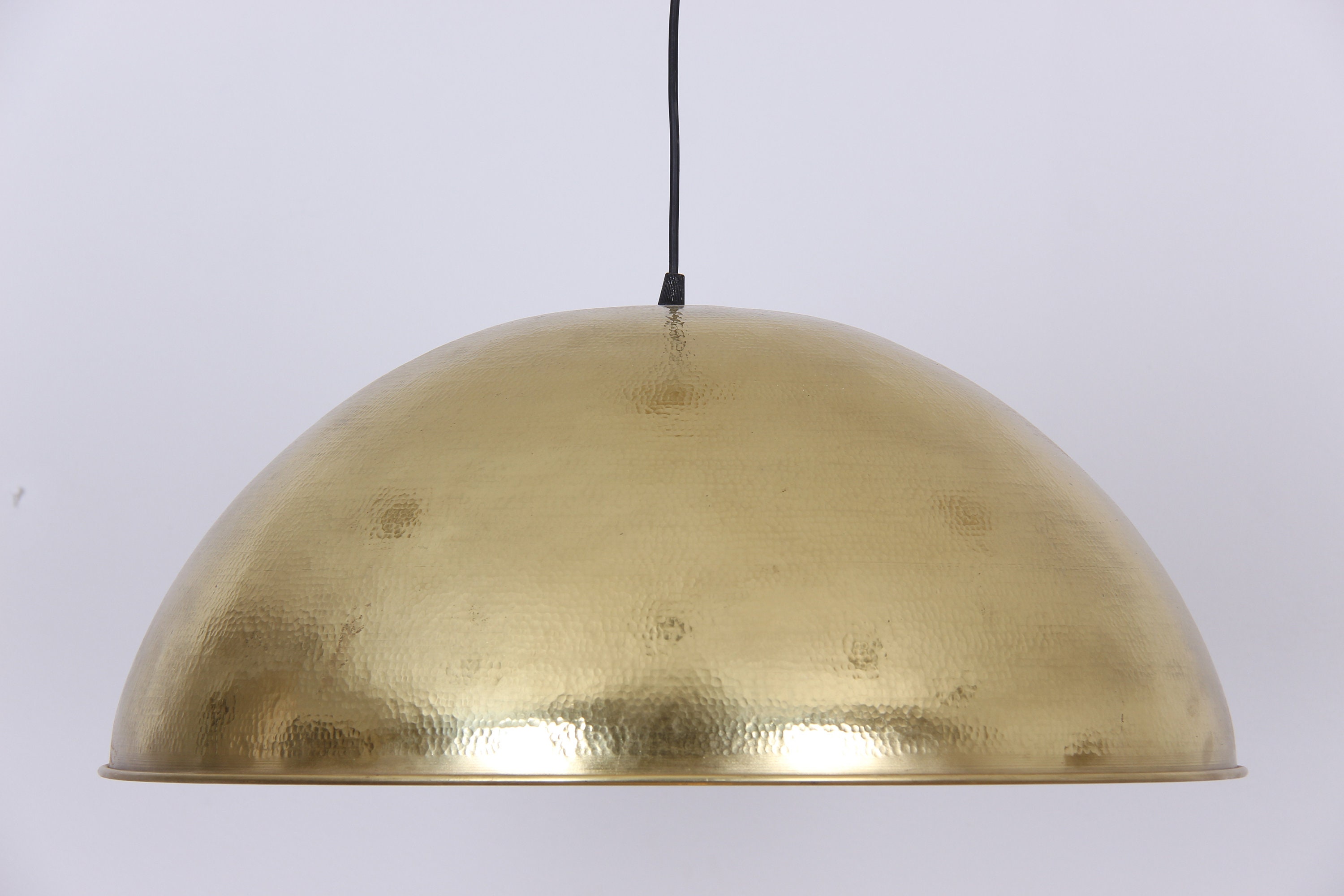 Hammered Brass Dome Light Antique Brass Dome Pendant Oxide Brass ...