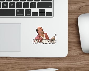 Buster Bluth  Arrested Development I&#39;m a Monster Die-Cut Stickers