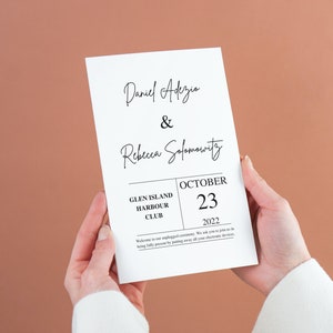 wedding program, Jewish wedding program, editable, Jewish wedding template, modern, a guide to Jewish ceremony, Religious Wedding Program
