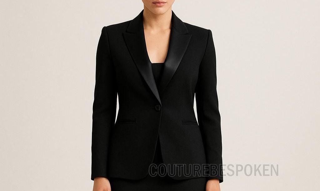 Women’s Black Skirt Two-Piece Suit – Women Pantsuit – Formal Suit – Luxury Suit for Weddings & Parties – Tailored Women’s Suit