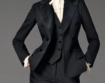 Women Three Piece Suit./women's suit set/women's suit set/womens suit/wedding suit/business suit.