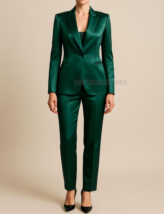 green emerald velvet dress Men's Ellis Emerald Green Stretch Suit